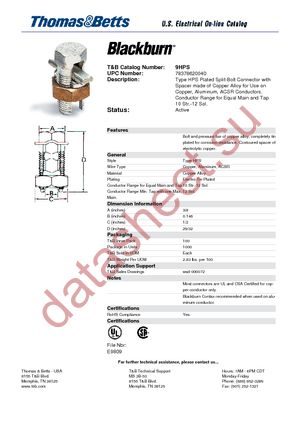 9HPS datasheet  